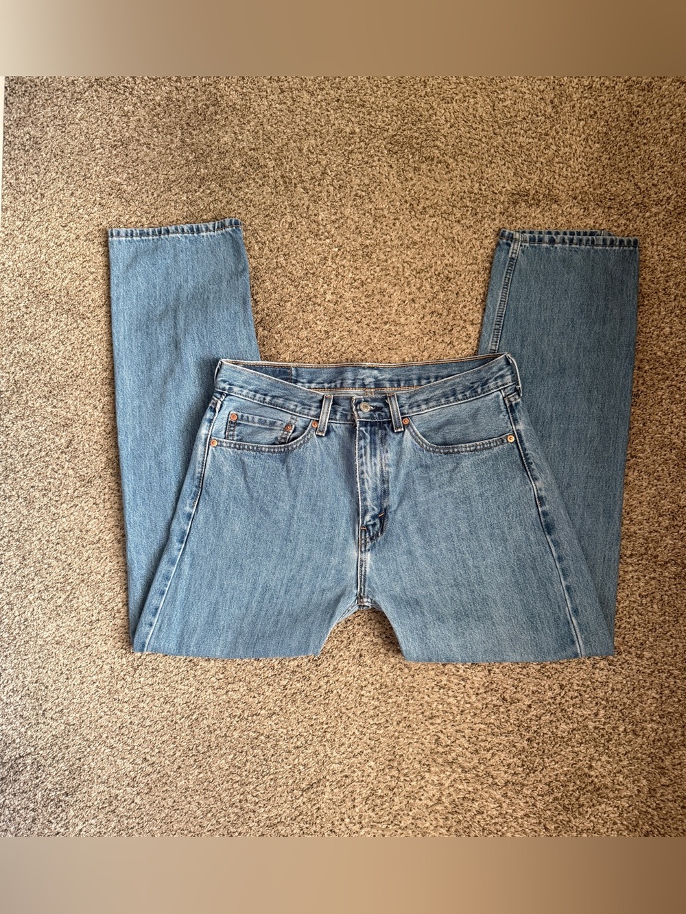 Men’s Levi’s 505 straight leg denim 34x32